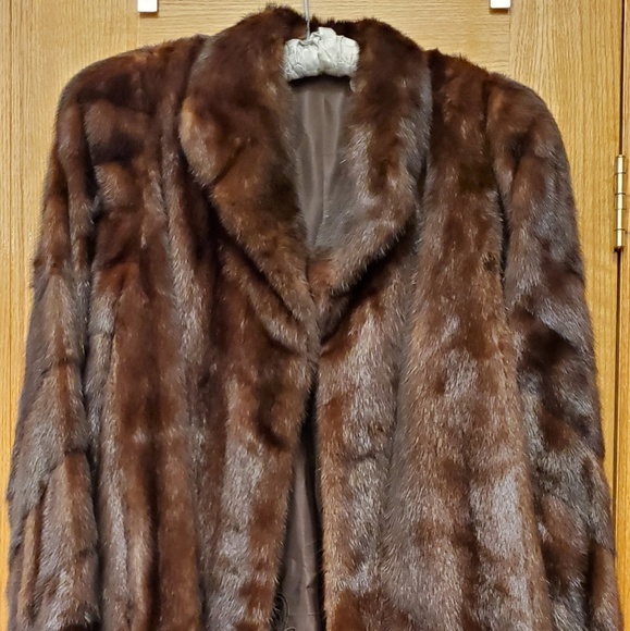 Saga ink fur coat size 6